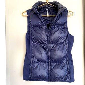 Fabletics Navy Puffer Vest